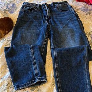 Women's Dark Blue Straight Jeans